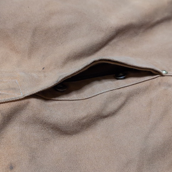 Vint. 🇺🇸made Carhartt arctic lined bib overalls mens 40x30 - Picture 6 of 11